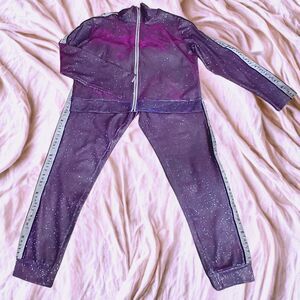 WOMENS PURPLE TRACKSUIT by: GRITTY SOUL